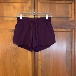 Lulu lemon athletic short! Barely worn!! Size 8. Very comfortable!